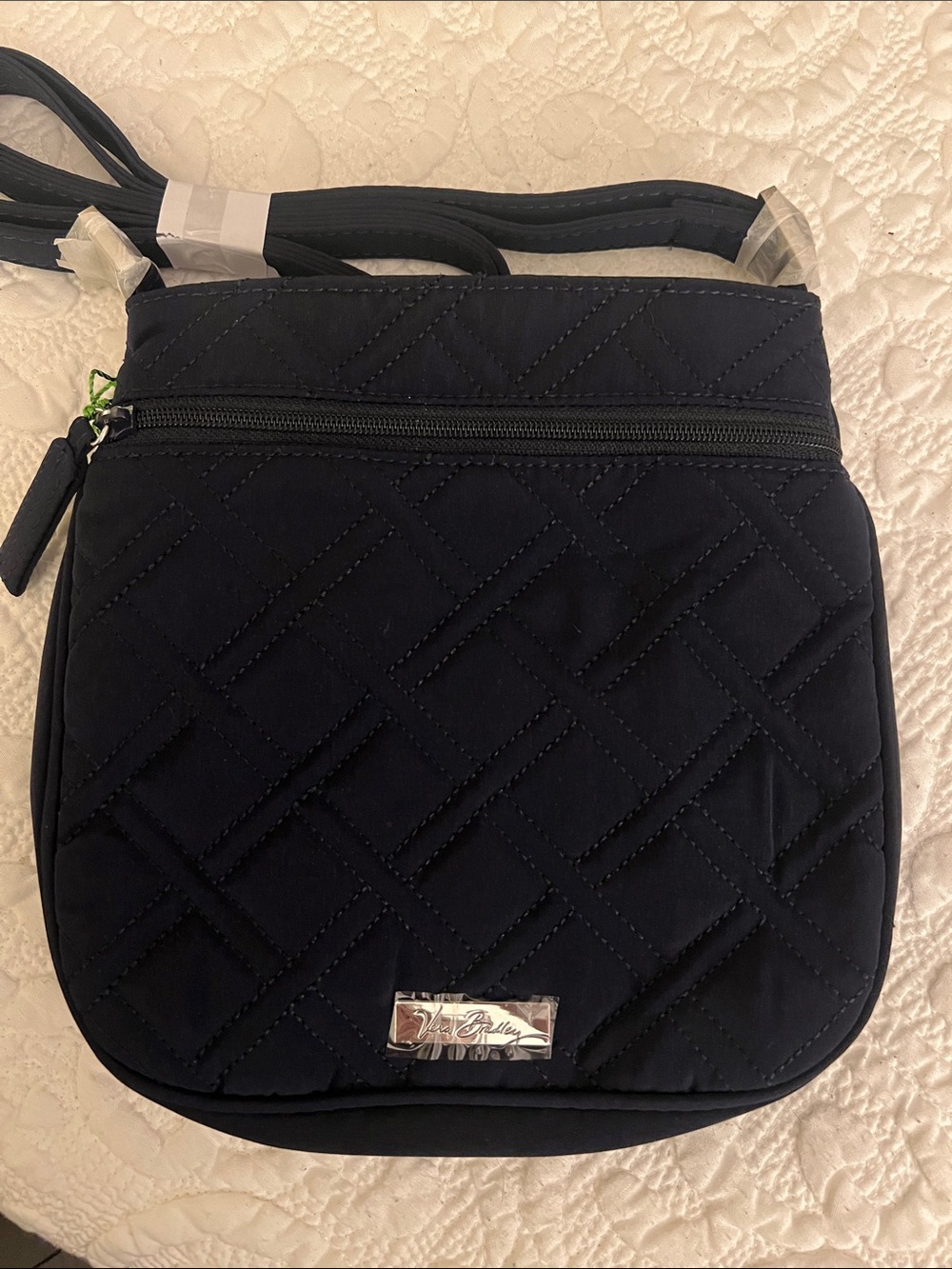 Vera Bradley Navy Quilted Crossbody Bag